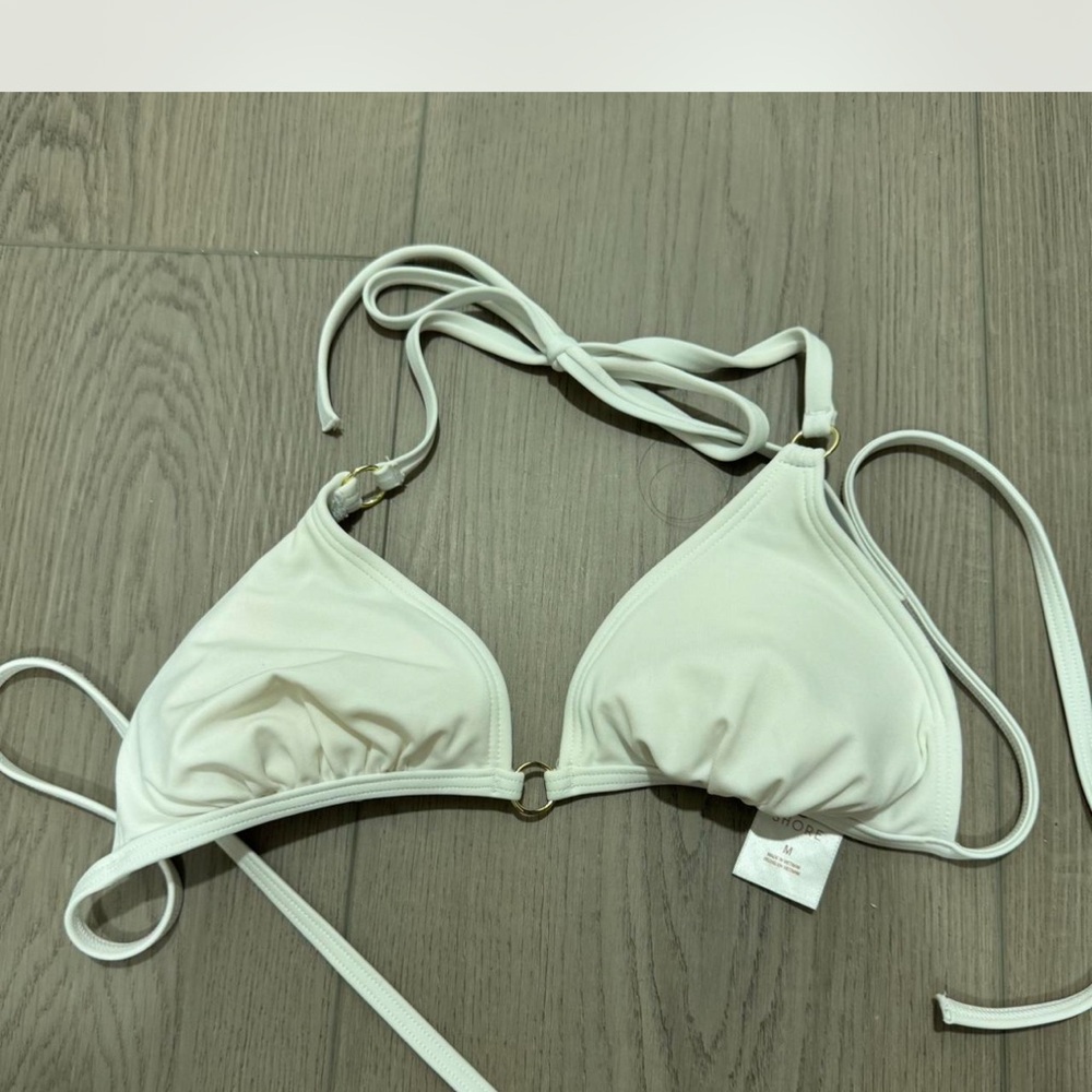 Shade & Shore Classic White Bikini Top
